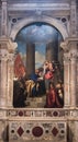 Madonna di CaÃ¢â¬â¢ Pesaro painting by Tiziano Vecellio Royalty Free Stock Photo